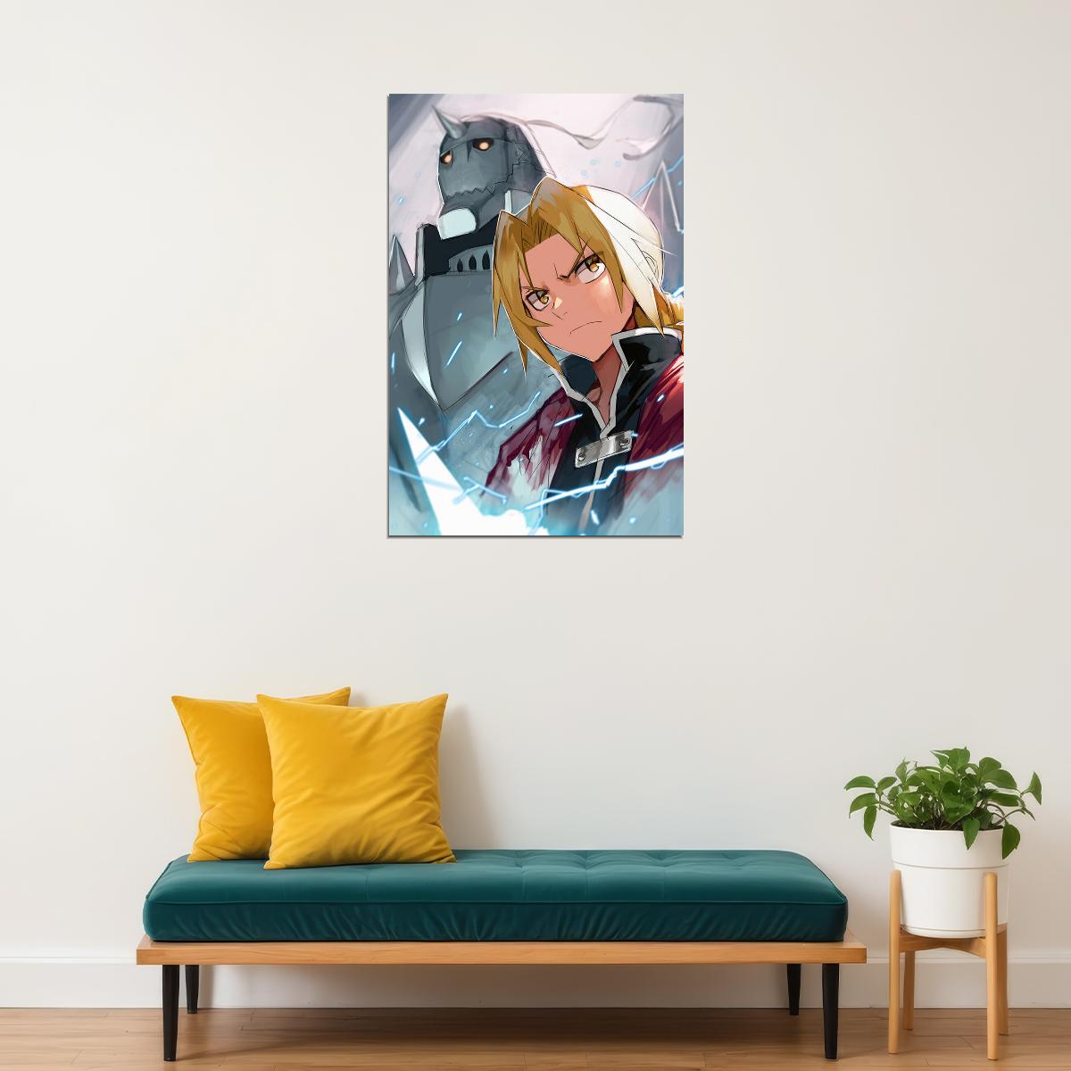 Fullmetal Alchemist Animation Adventure Action Poster Wall Art Print Home Wall Decor