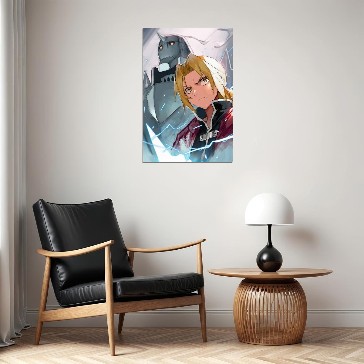 Fullmetal Alchemist Animation Adventure Action Poster Wall Art Print Home Wall Decor