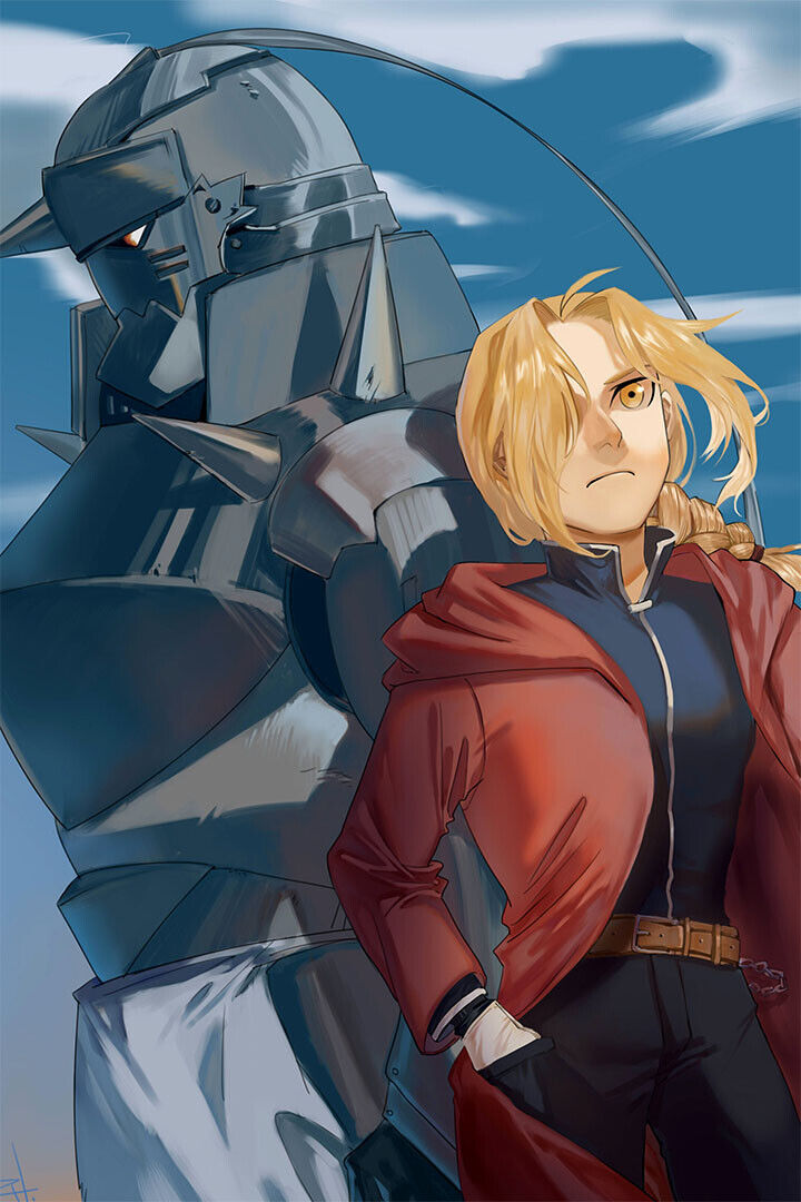 Fullmetal Alchemist Animation Action Adventure Poster Wall Art Print Home Wall Decor