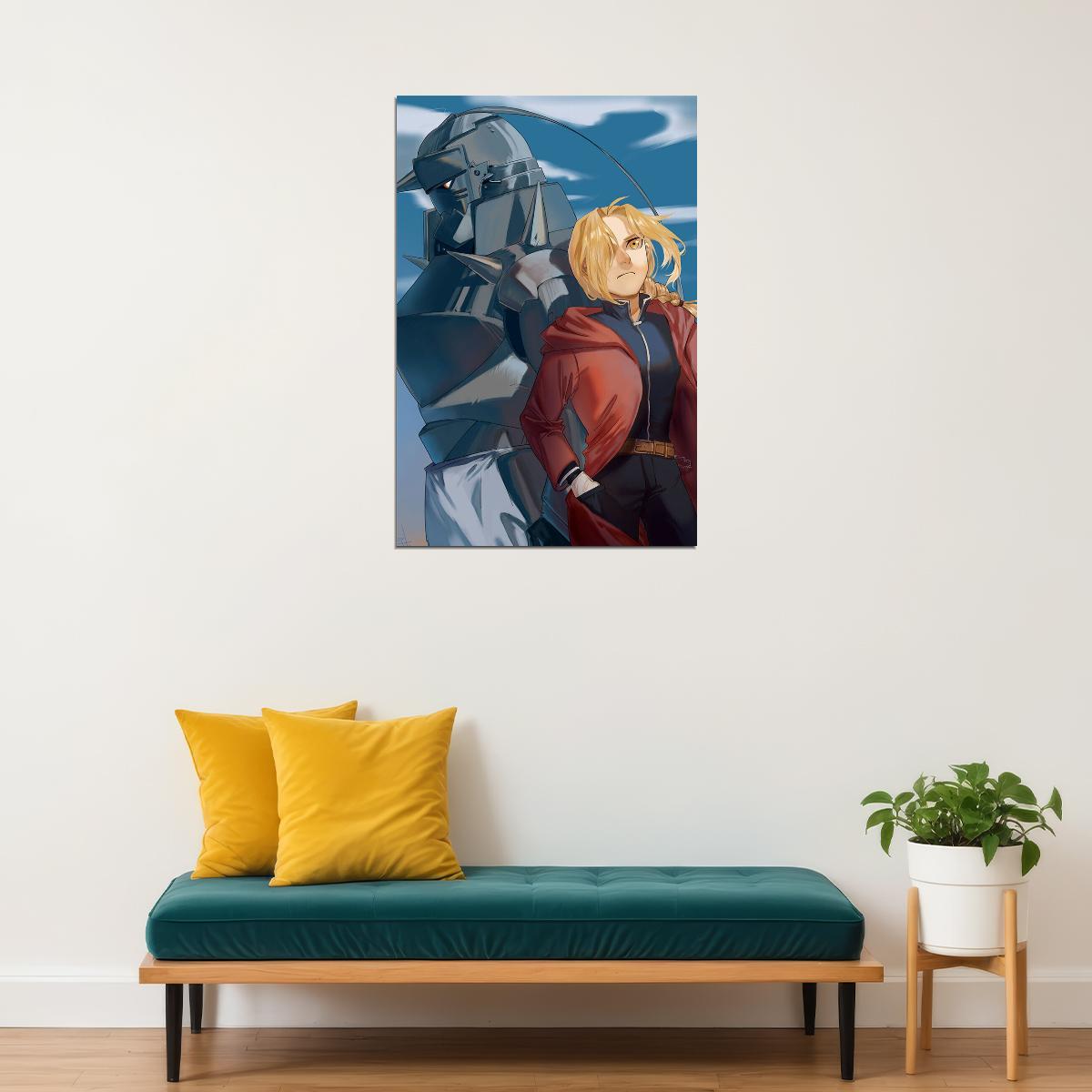 Fullmetal Alchemist Animation Action Adventure Poster Wall Art Print Home Wall Decor