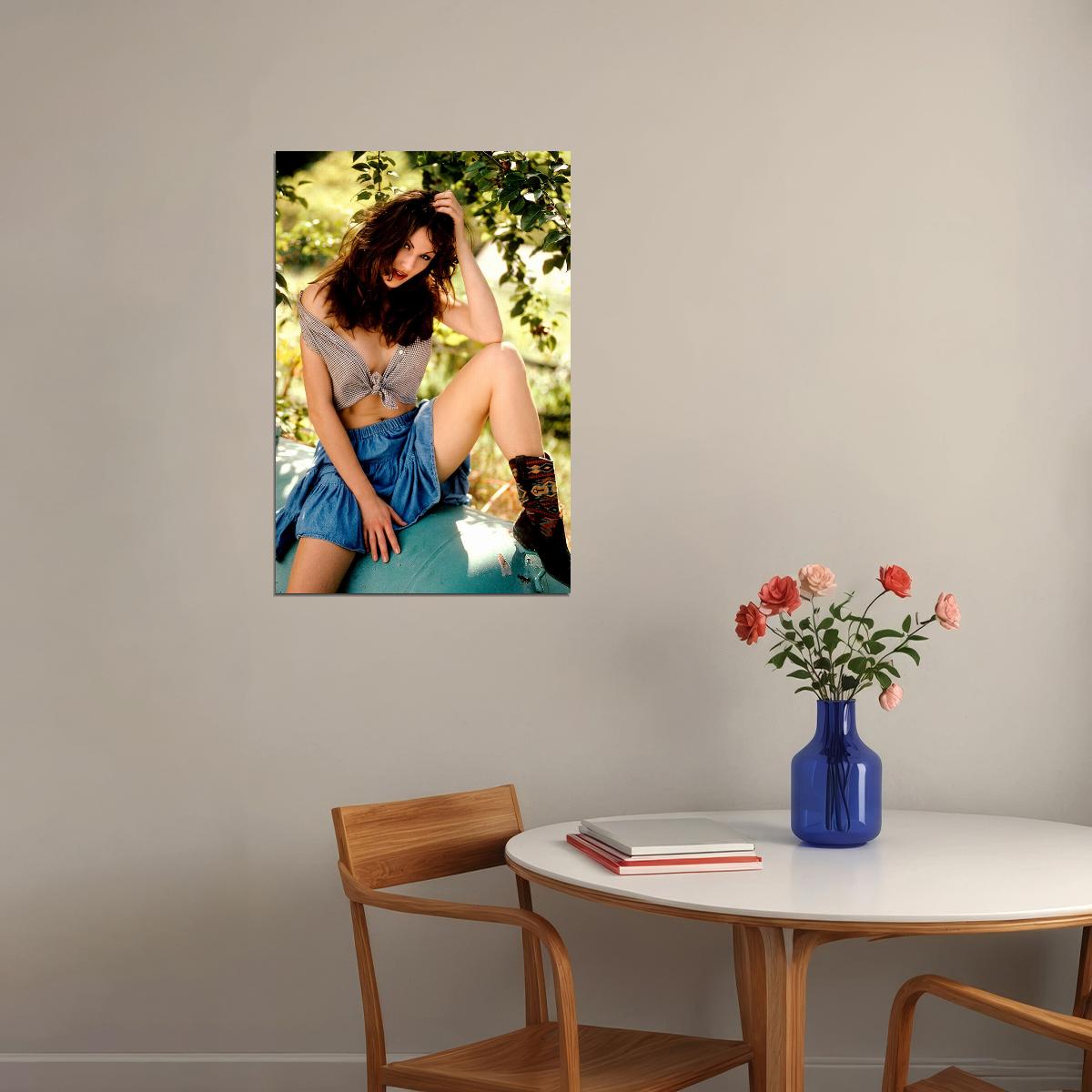 Danelle Folta Attractive Female Poster Wall Art Print Home Wall Decor