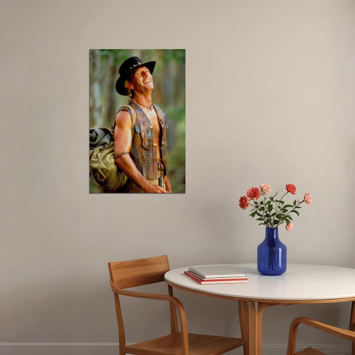 Paul Hogan Actor Crocodile Dundee Actor Comedian Poster Wall Art Print Home Wall Decor