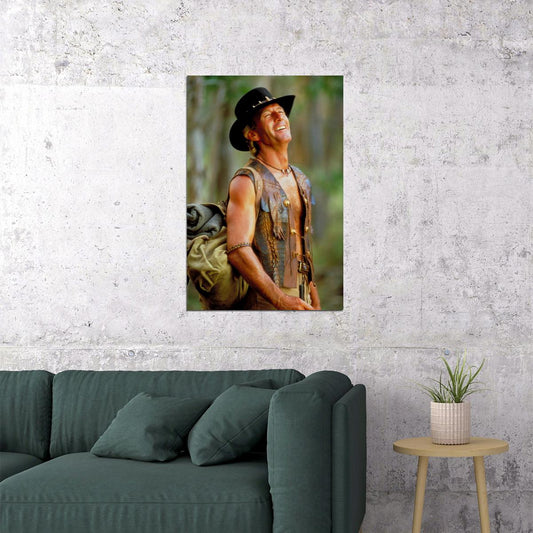 Paul Hogan Actor Crocodile Dundee Actor Comedian Poster Wall Art Print Home Wall Decor