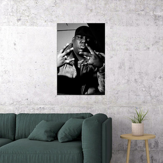 Hip Hop Legend Rapper The Notorious B.i.g. Songwriter Poster Wall Art Print Home Wall Decor