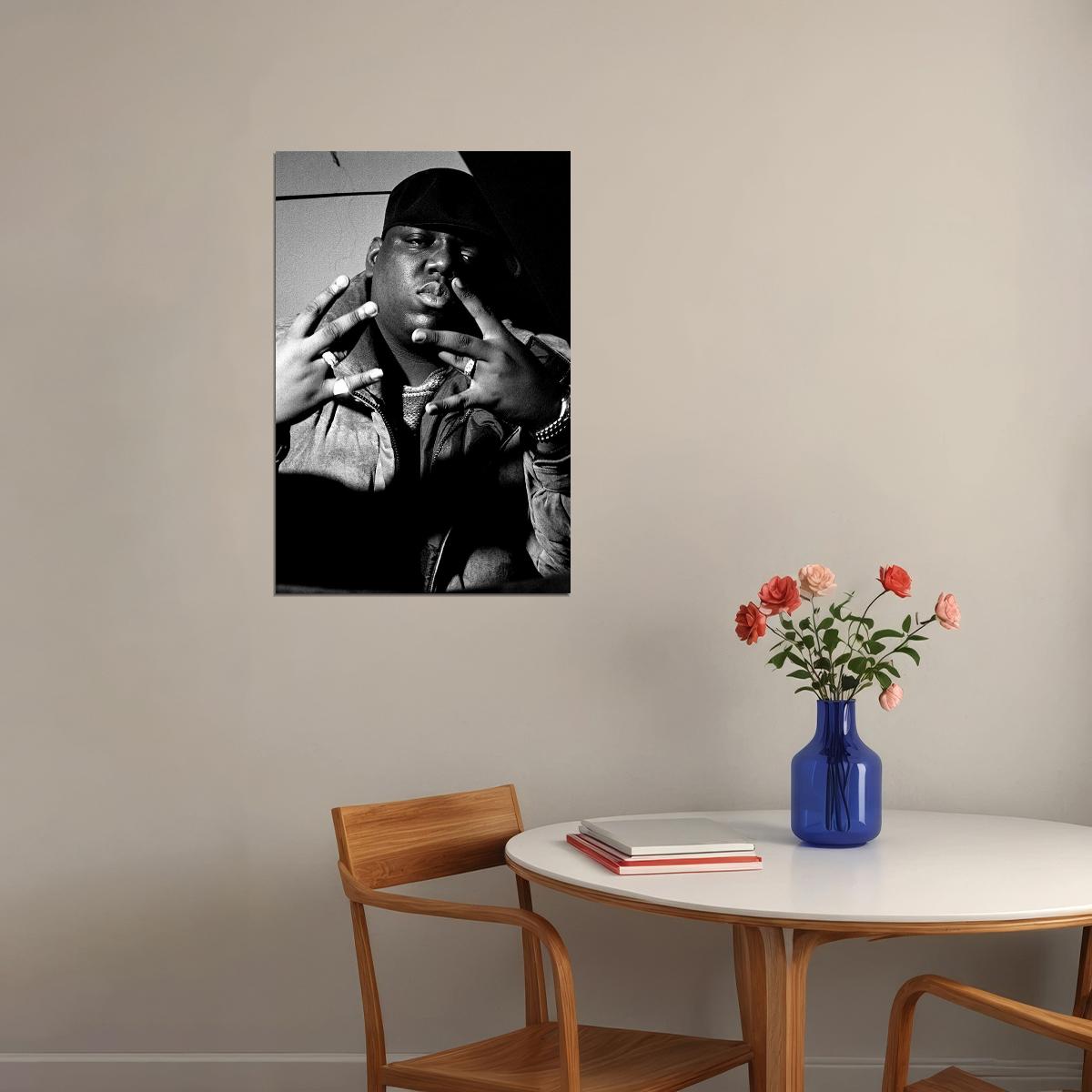 Hip Hop Legend Rapper The Notorious B.i.g. Songwriter Poster Wall Art Print Home Wall Decor