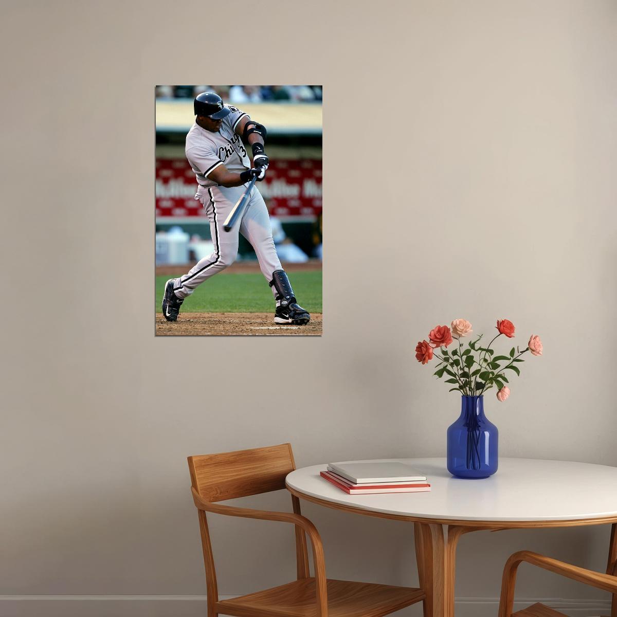 Baseball Frank Thomas Chicago Poster Wall Art Print Home Wall Decor