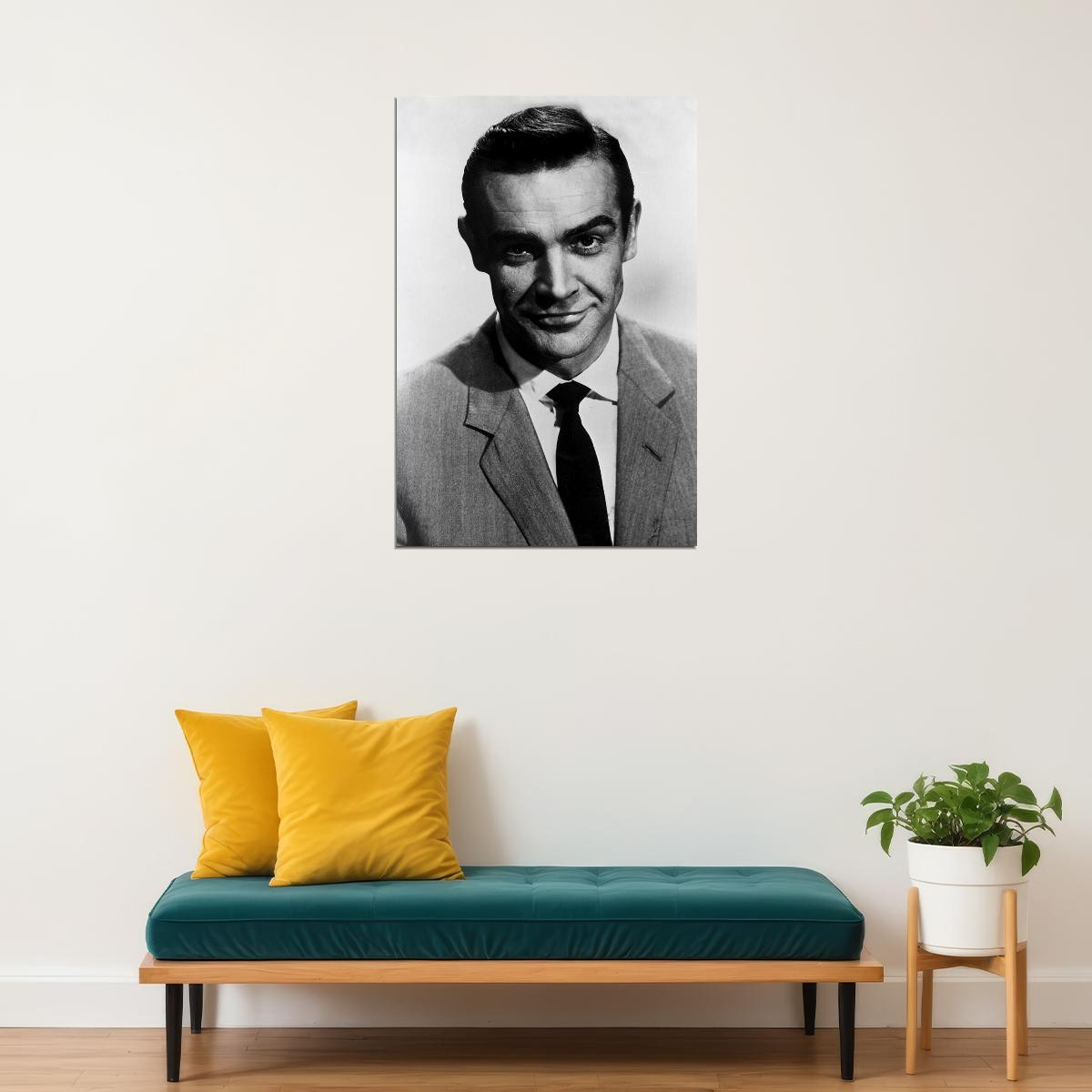 Sean Connery From Russia Producer Artist Poster Wall Art Print Home Wall Decor