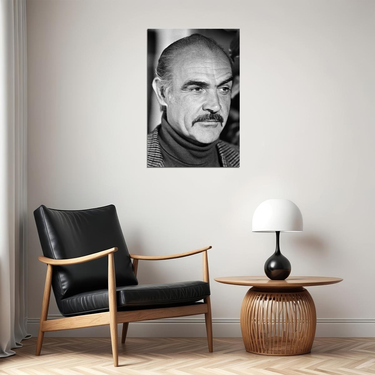 Sean Connery From Russia Artist Producer Poster Wall Art Print Home Wall Decor