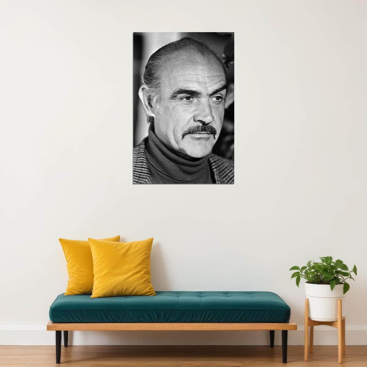 Sean Connery From Russia Artist Producer Poster Wall Art Print Home Wall Decor
