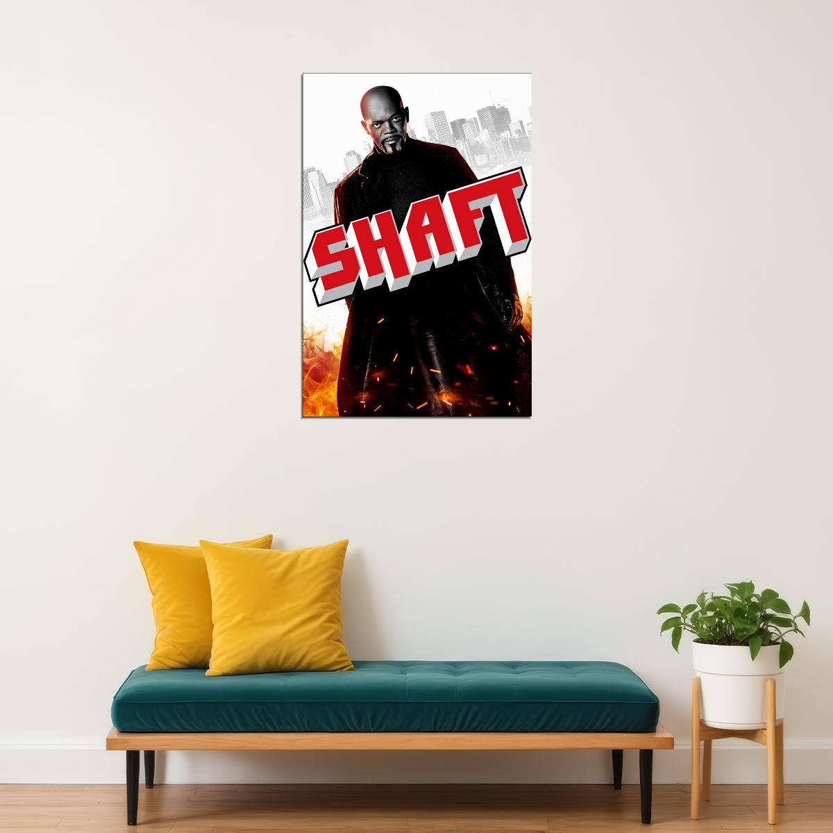 Shaft Movie Adventure Comedy Samuel L Jackson Poster Wall Art Print Home Wall Decor