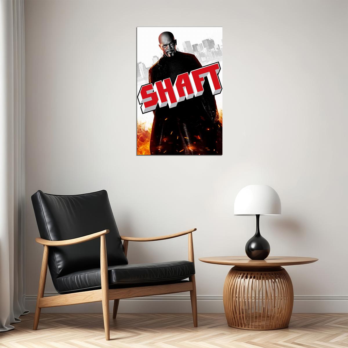 Shaft Movie Adventure Comedy Samuel L Jackson Poster Wall Art Print Home Wall Decor