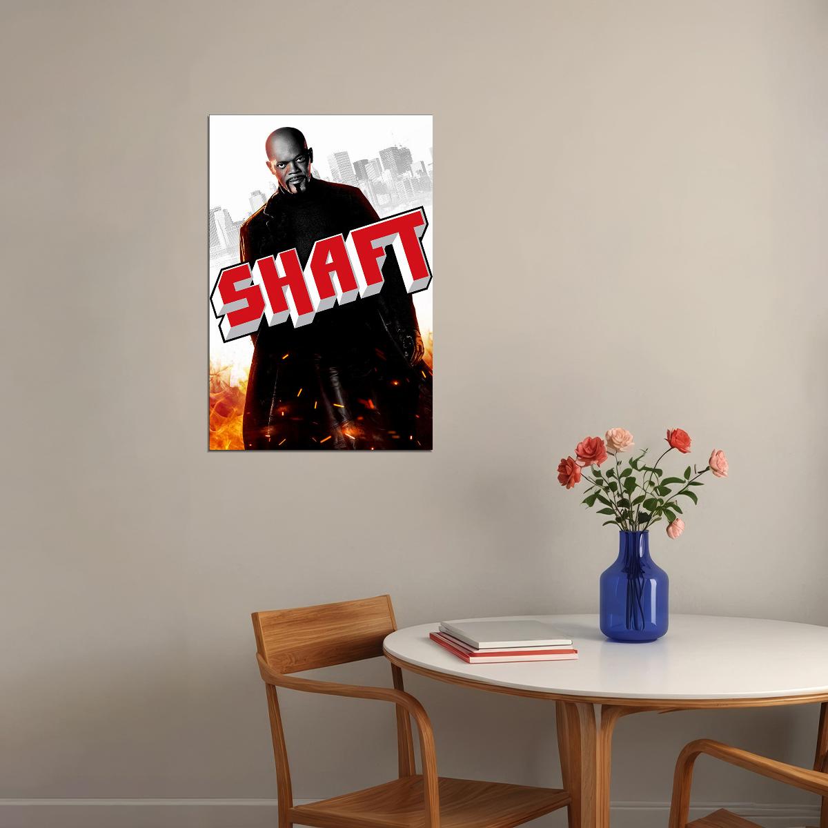 Shaft Movie Adventure Comedy Samuel L Jackson Poster Wall Art Print Home Wall Decor