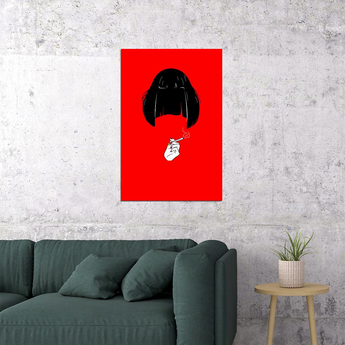 Pulp Fiction Classic Movie Action Crime Excitement Poster Wall Art Print Home Wall Decor