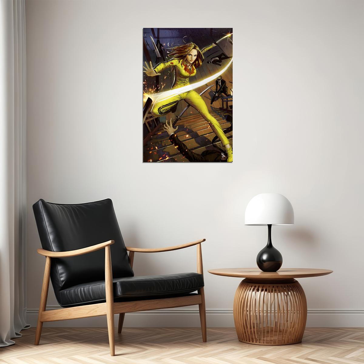 Kill Bill Vol Movie Movie Uma Thurman Horror Poster Wall Art Print Home Wall Decor