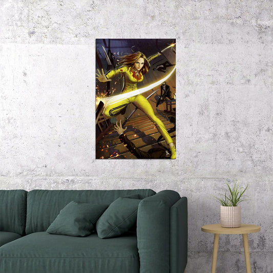 Kill Bill Vol Movie Movie Uma Thurman Horror Poster Wall Art Print Home Wall Decor