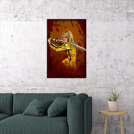 Kill Bill Vol Movie Movie Uma Thurman Action Poster Wall Art Print Home Wall Decor