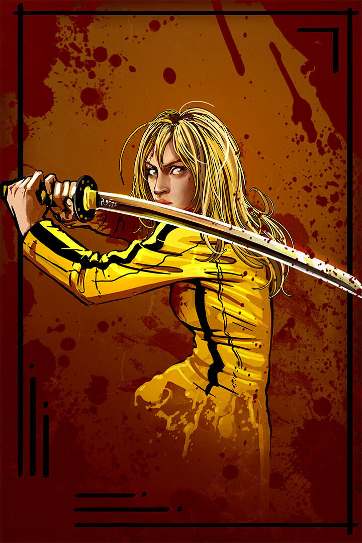 Kill Bill Vol Movie Movie Uma Thurman Action Poster Wall Art Print Home Wall Decor