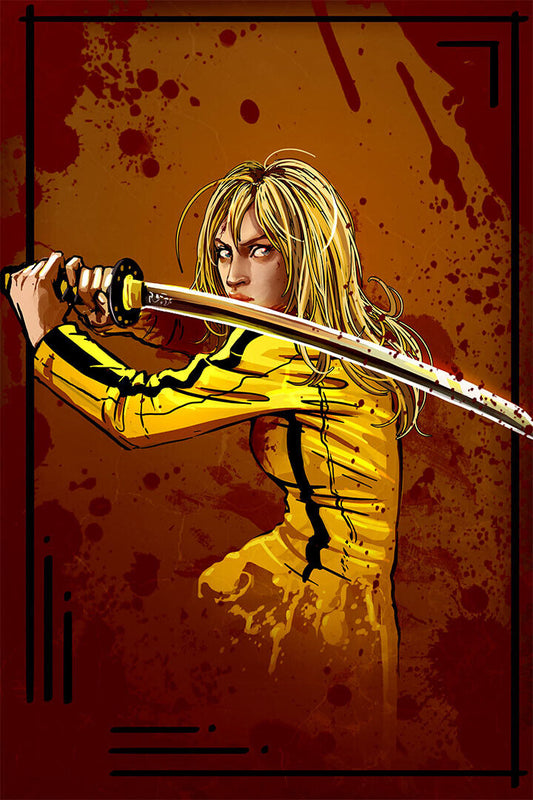 Kill Bill Vol Movie Movie Uma Thurman Action Poster Wall Art Print Home Wall Decor