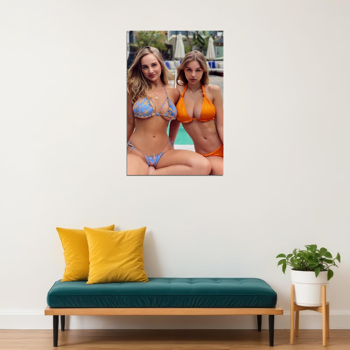 Sexy Female Models Fashion Picture Poster Wall Art Print Home Wall Decor