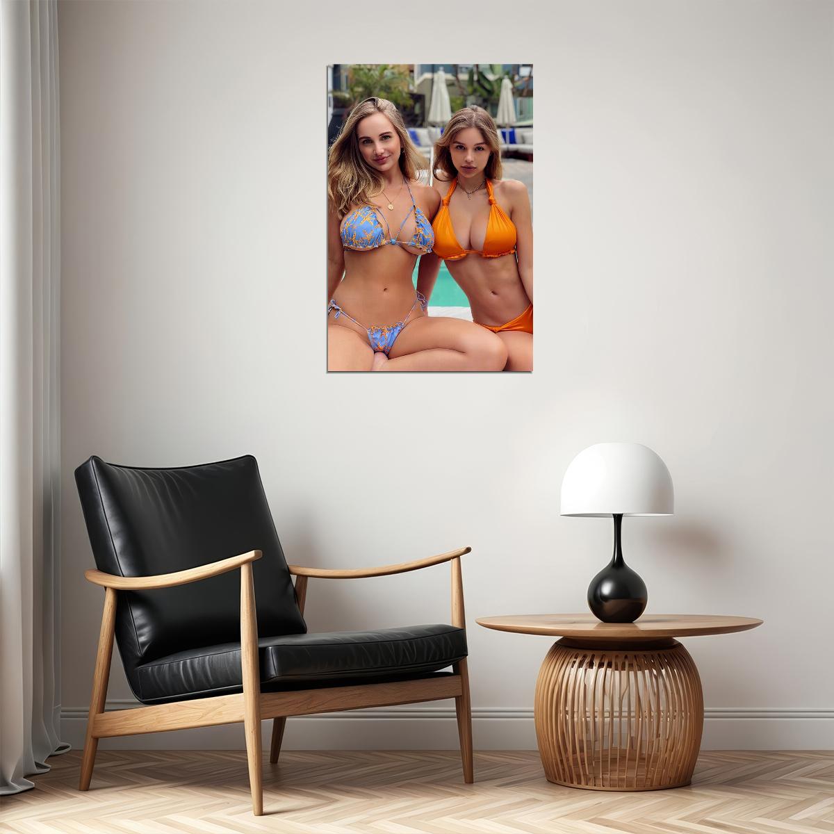Sexy Female Models Fashion Picture Poster Wall Art Print Home Wall Decor