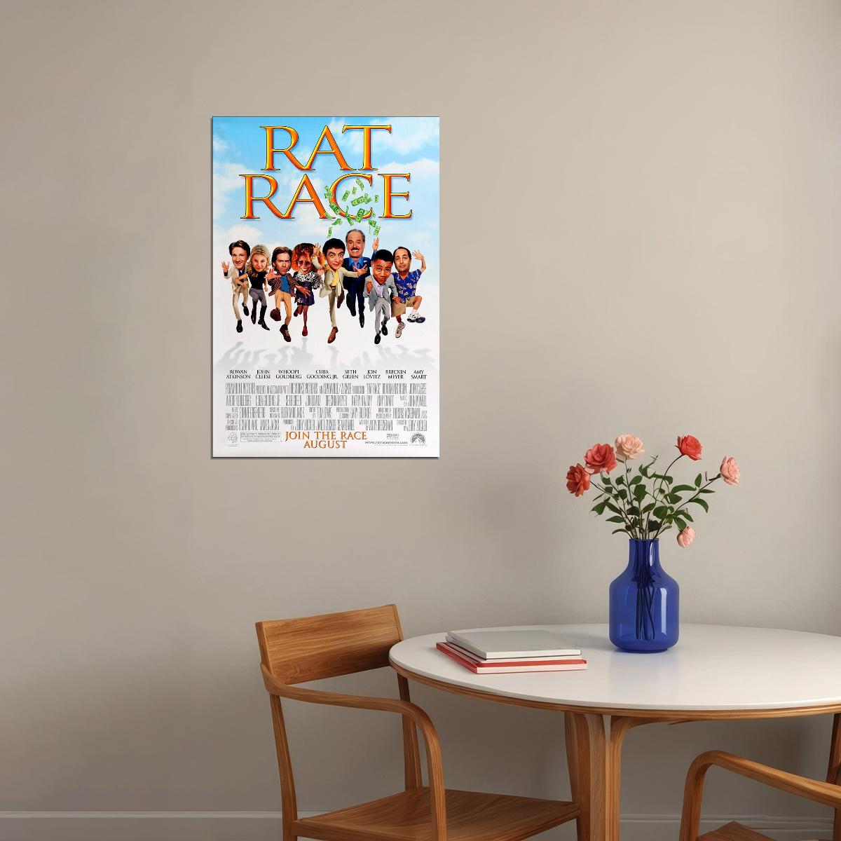 Rat Race Movie Adventure Comedy Action Poster Wall Art Print Home Wall Decor