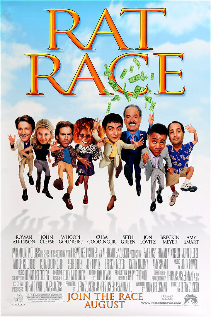 Rat Race Movie Adventure Comedy Action Poster Wall Art Print Home Wall Decor
