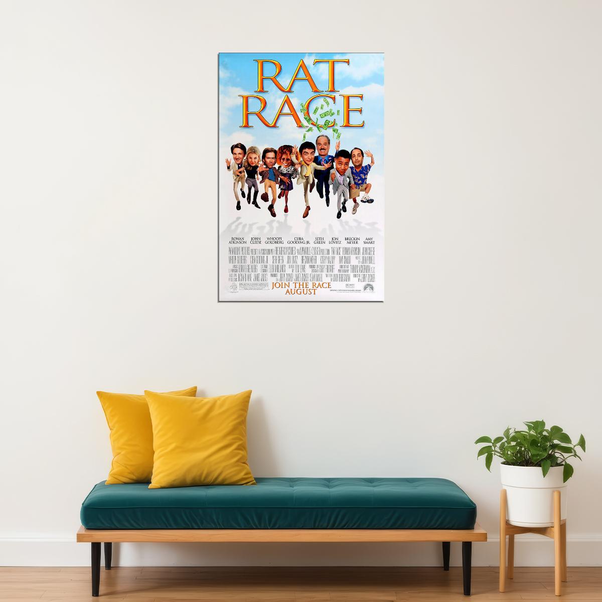 Rat Race Movie Adventure Comedy Action Poster Wall Art Print Home Wall Decor