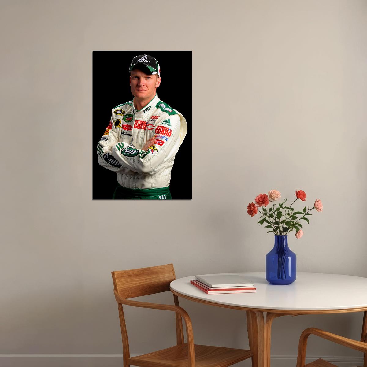 Racer Dale Earnhardt Jr Sports Drive Picture Poster Wall Art Print Home Wall Decor