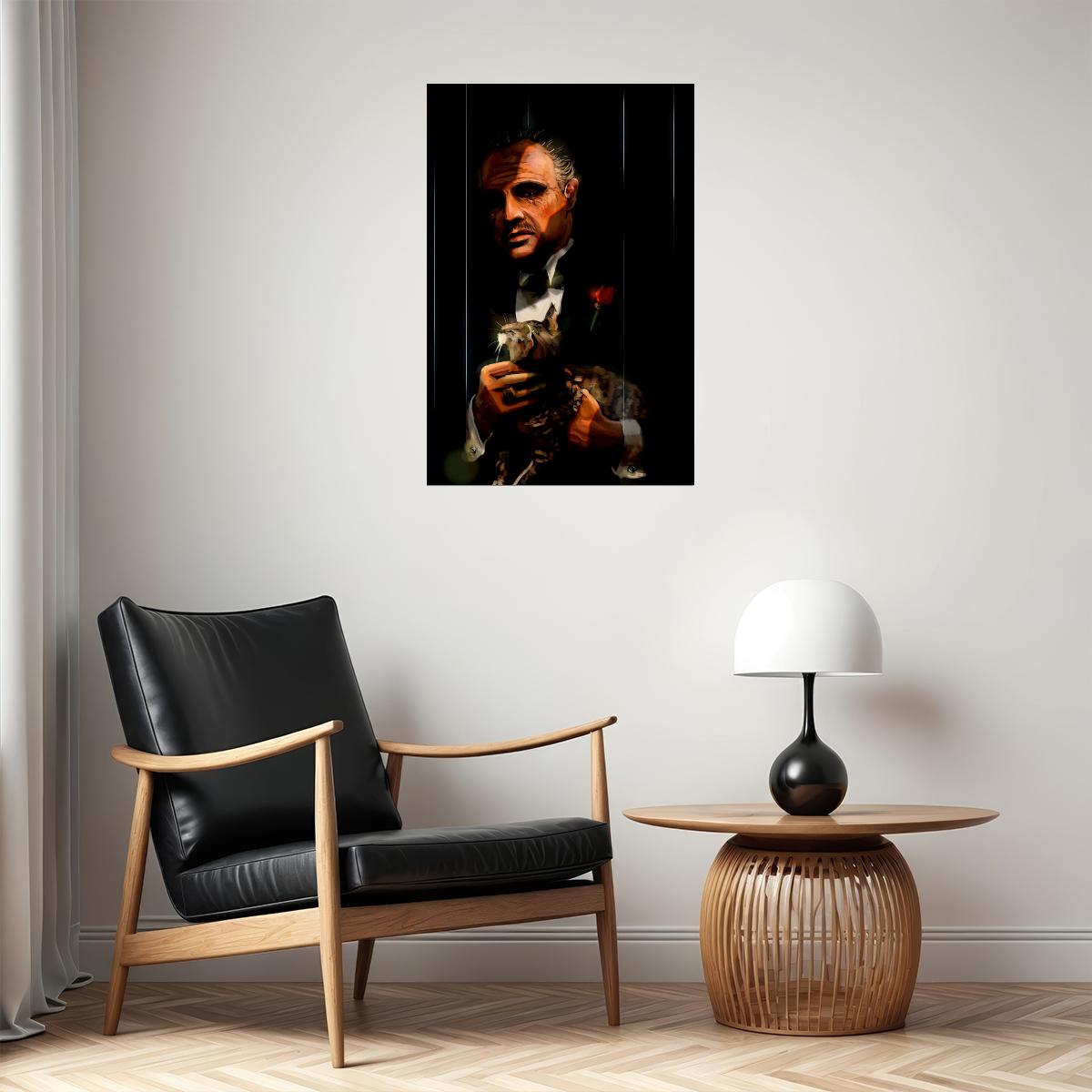 The Godfather Movie Marlon Brando Drama Crime Poster Wall Art Print Home Wall Decor