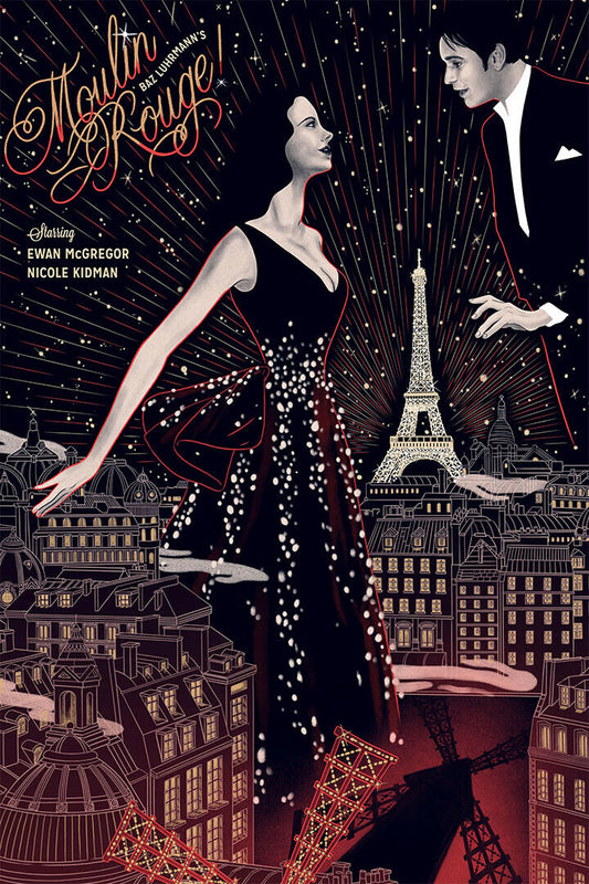 Moulin Rouge Movıe Dram Musical Romance Poster Wall Art Print Home Wall Decor