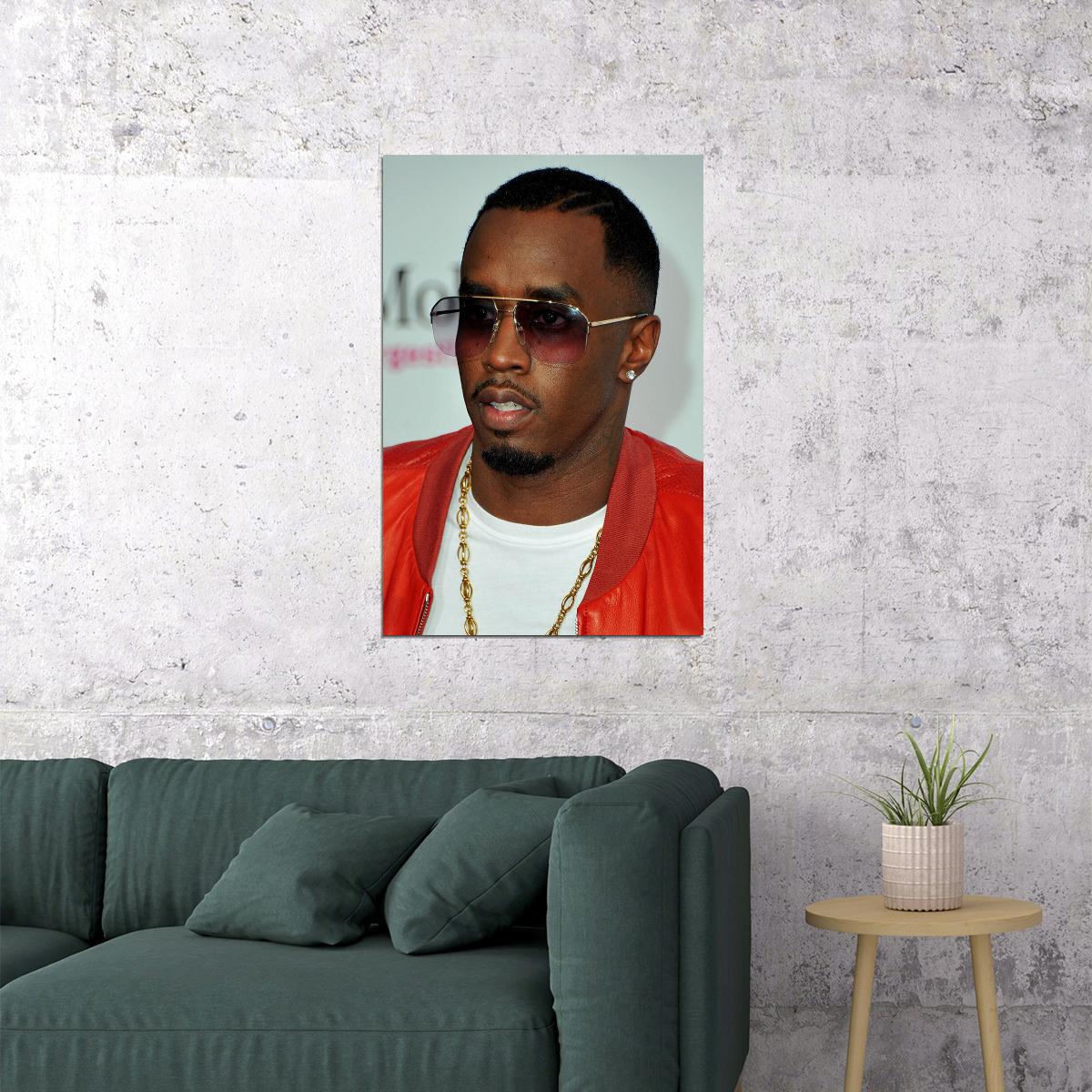 Puff Daddy Music Artist Songwriter Singer Poster Wall Art Print Home Wall Decor