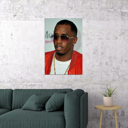 Puff Daddy Music Artist Songwriter Singer Poster Wall Art Print Home Wall Decor