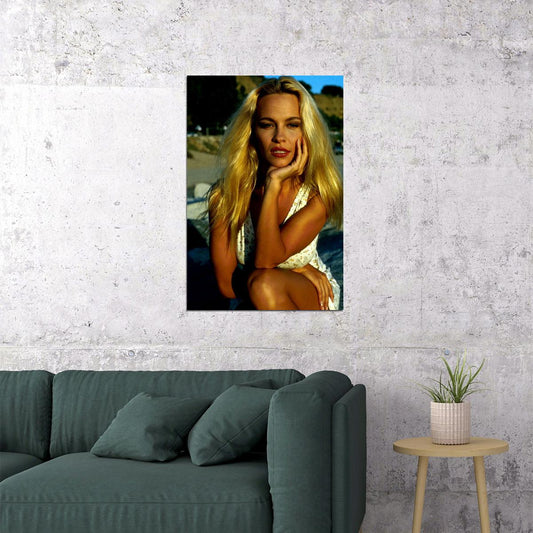 Pamela Anderson Sexy Model Writer Vintage Poster Wall Art Print Home Wall Decor