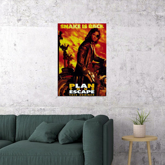 Escape From La Movie Snake Is Back Action Poster Wall Art Print Home Wall Decor