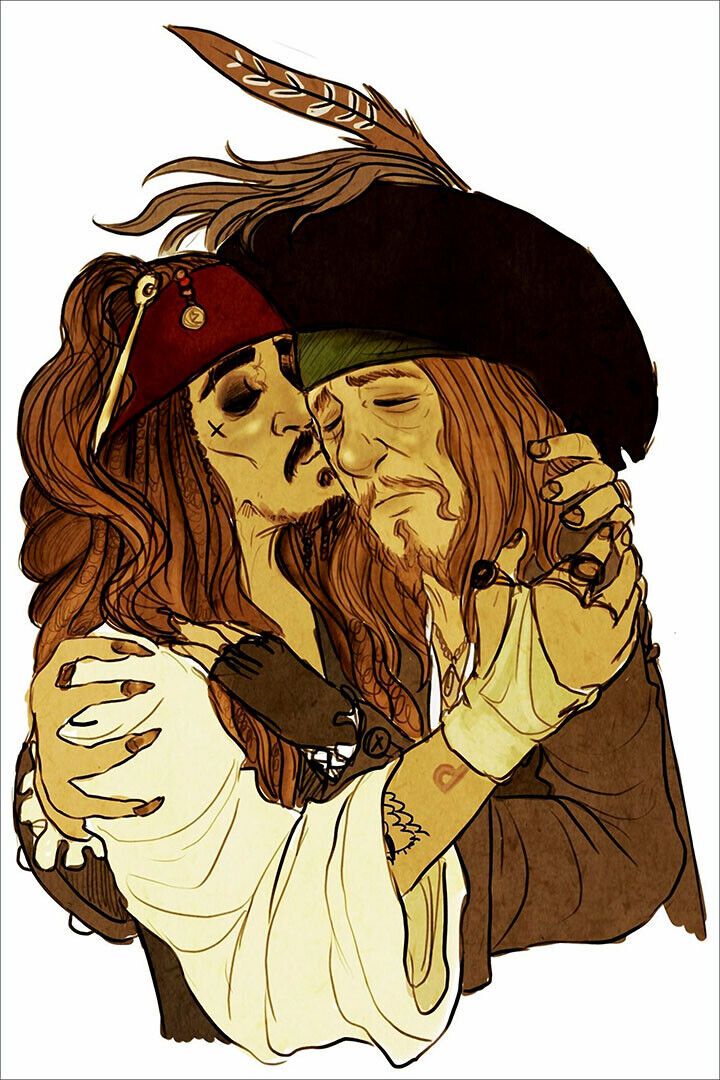 Pirates Of Carribean Movie Characters Cartoon Poster Wall Art Print Home Wall Decor