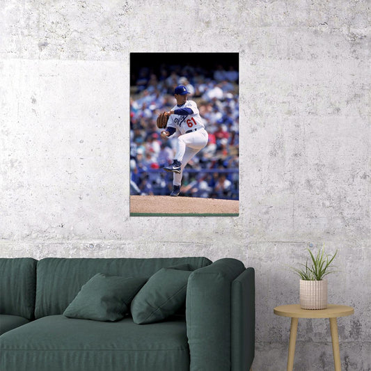 Baseball Los Angeles 2001 Collage Poster Wall Art Print Home Wall Decor