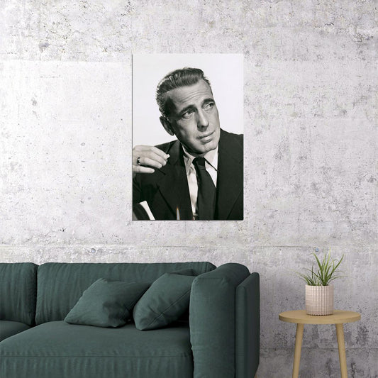 Humphrey Bogart İdealist Adventurer Poster Wall Art Print Home Wall Decor