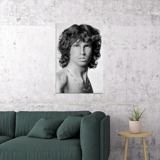 Jim Morrison Posed The Doors Music Facing Left Poster Wall Art Print Home Wall Decor