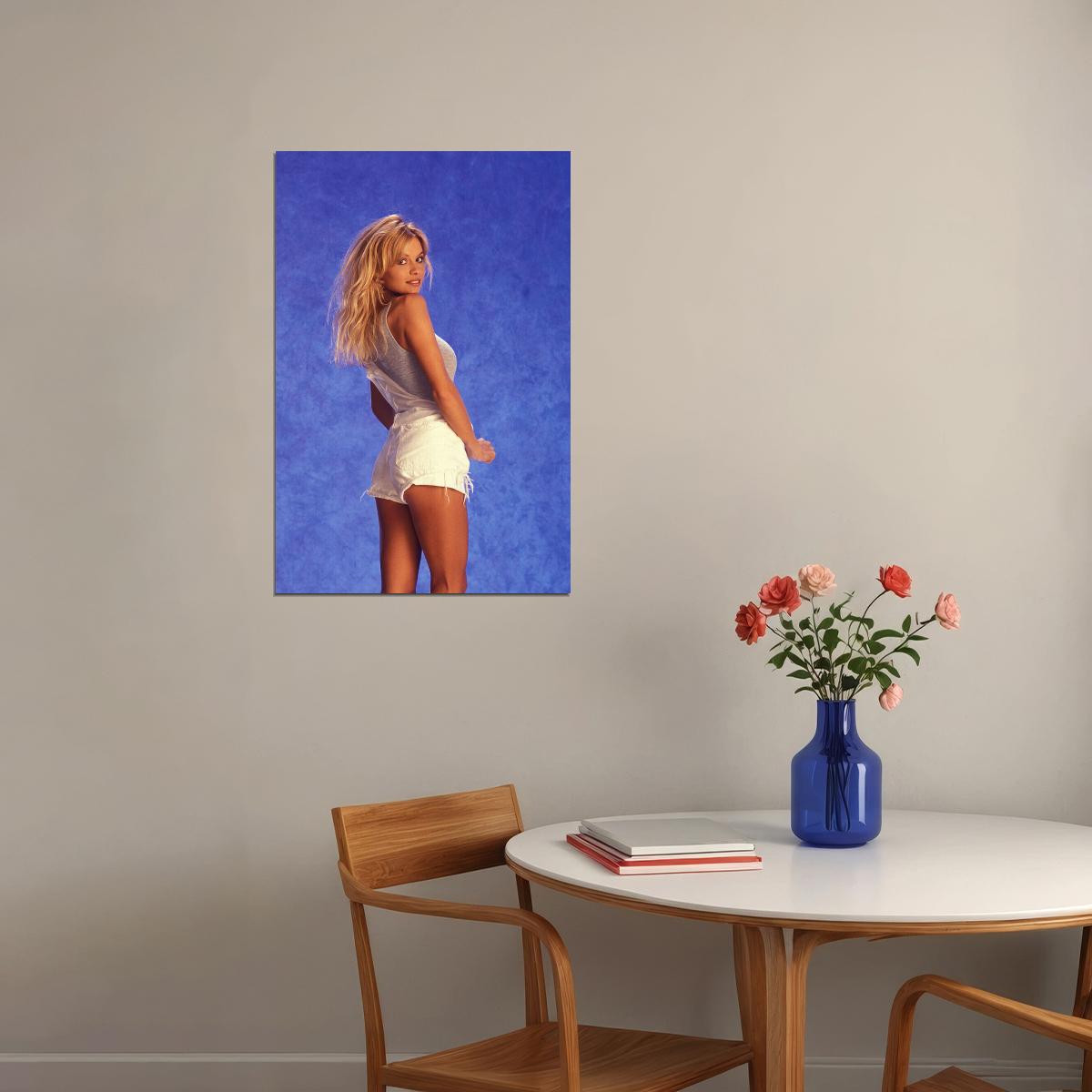 Pam Anderson Sexy Cowgirl Artist Actor Poster Wall Art Print Home Wall Decor