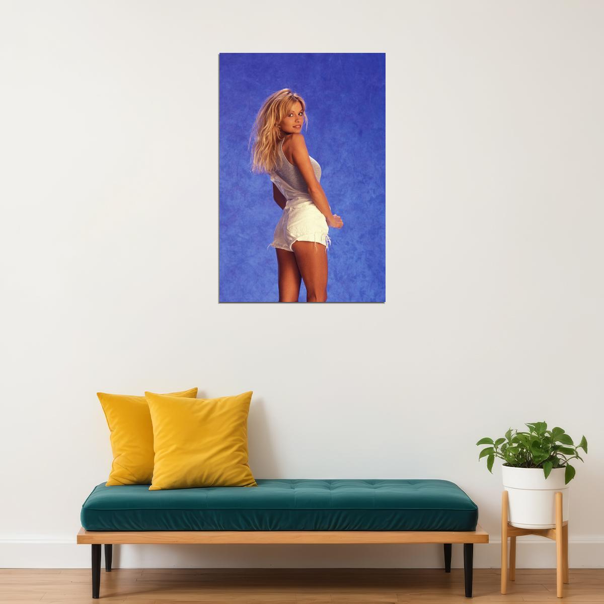 Pam Anderson Sexy Cowgirl Artist Actor Poster Wall Art Print Home Wall Decor