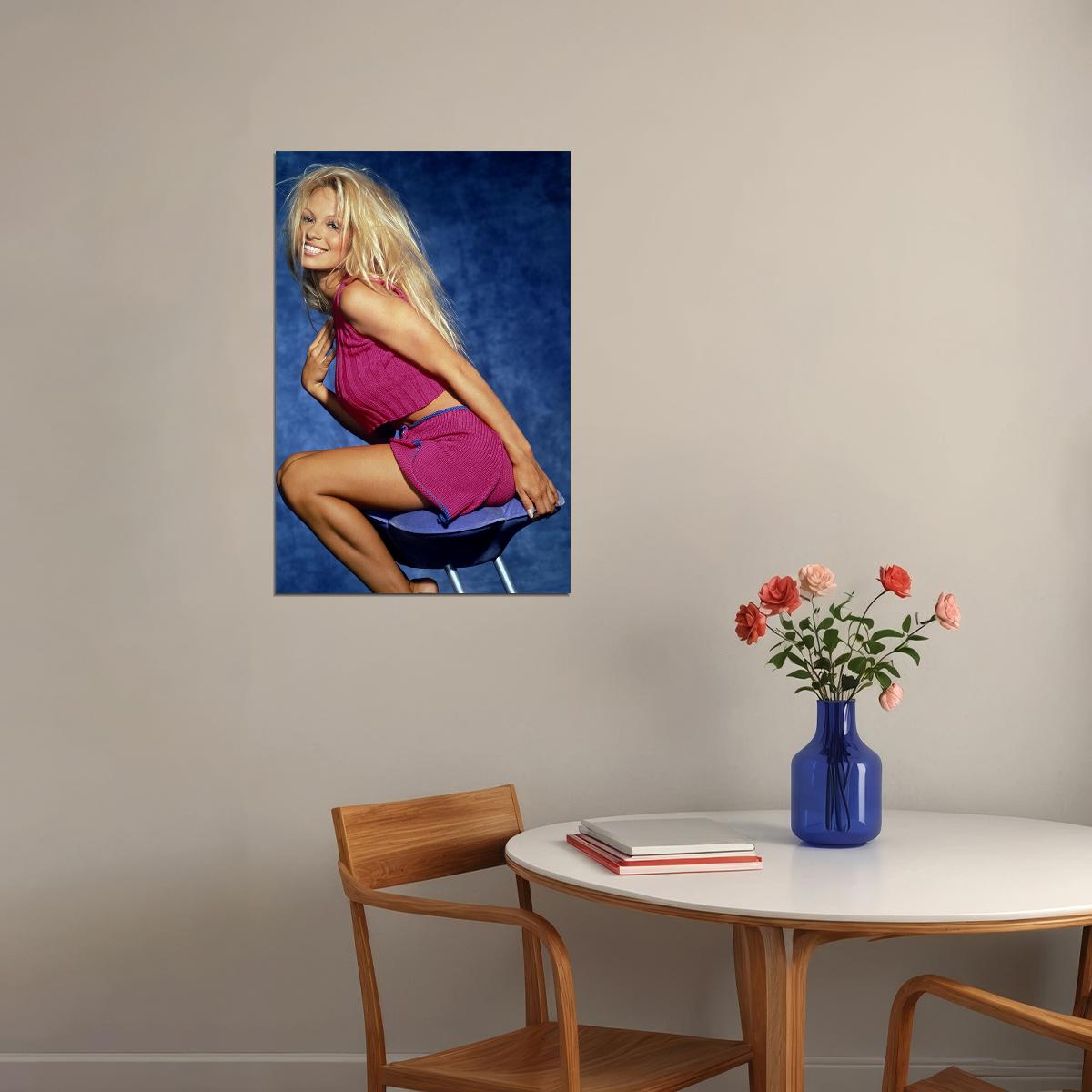 Pam Anderson Sexy Cowgirl Actor Artist Poster Wall Art Print Home Wall Decor