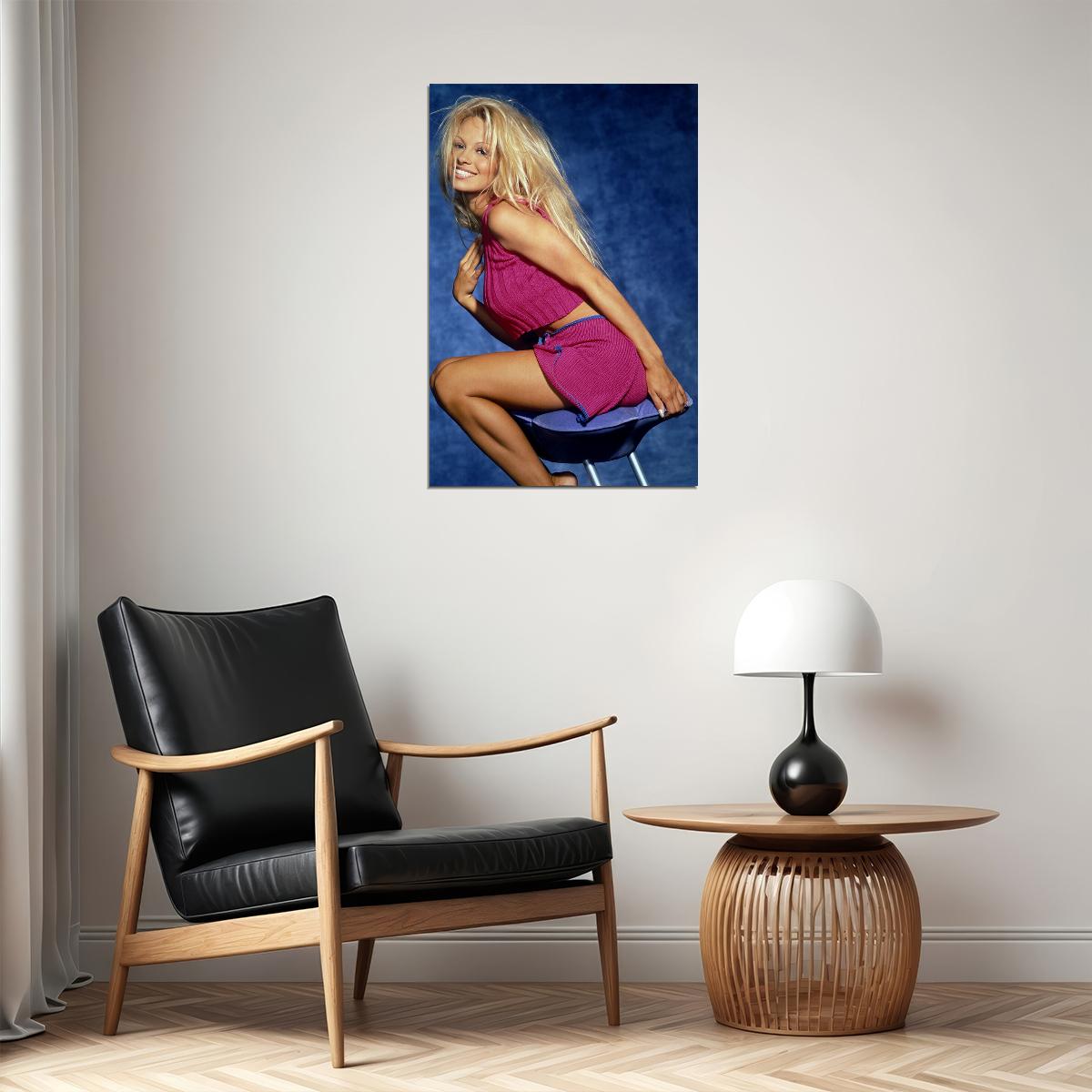 Pam Anderson Sexy Cowgirl Actor Artist Poster Wall Art Print Home Wall Decor