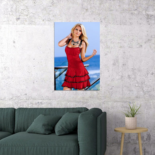 Angela Marcello Sexy Model Fashion Poster Wall Art Print Home Wall Decor