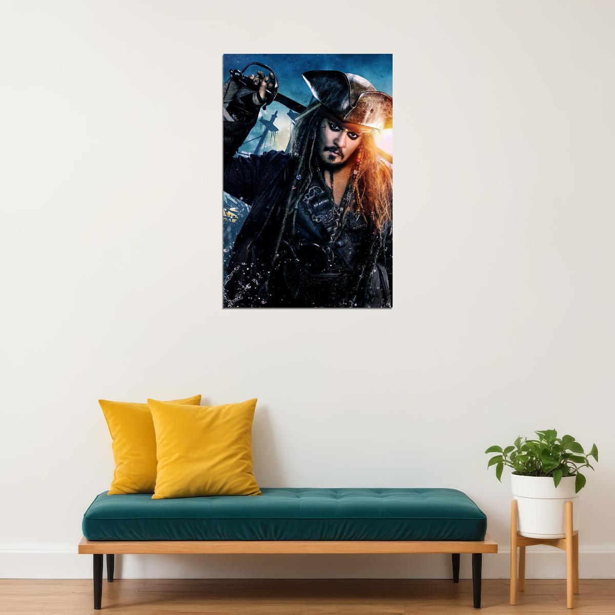 Pirates Of Carribean Dead Man's Chest Movie Poster Wall Art Print Home Wall Decor