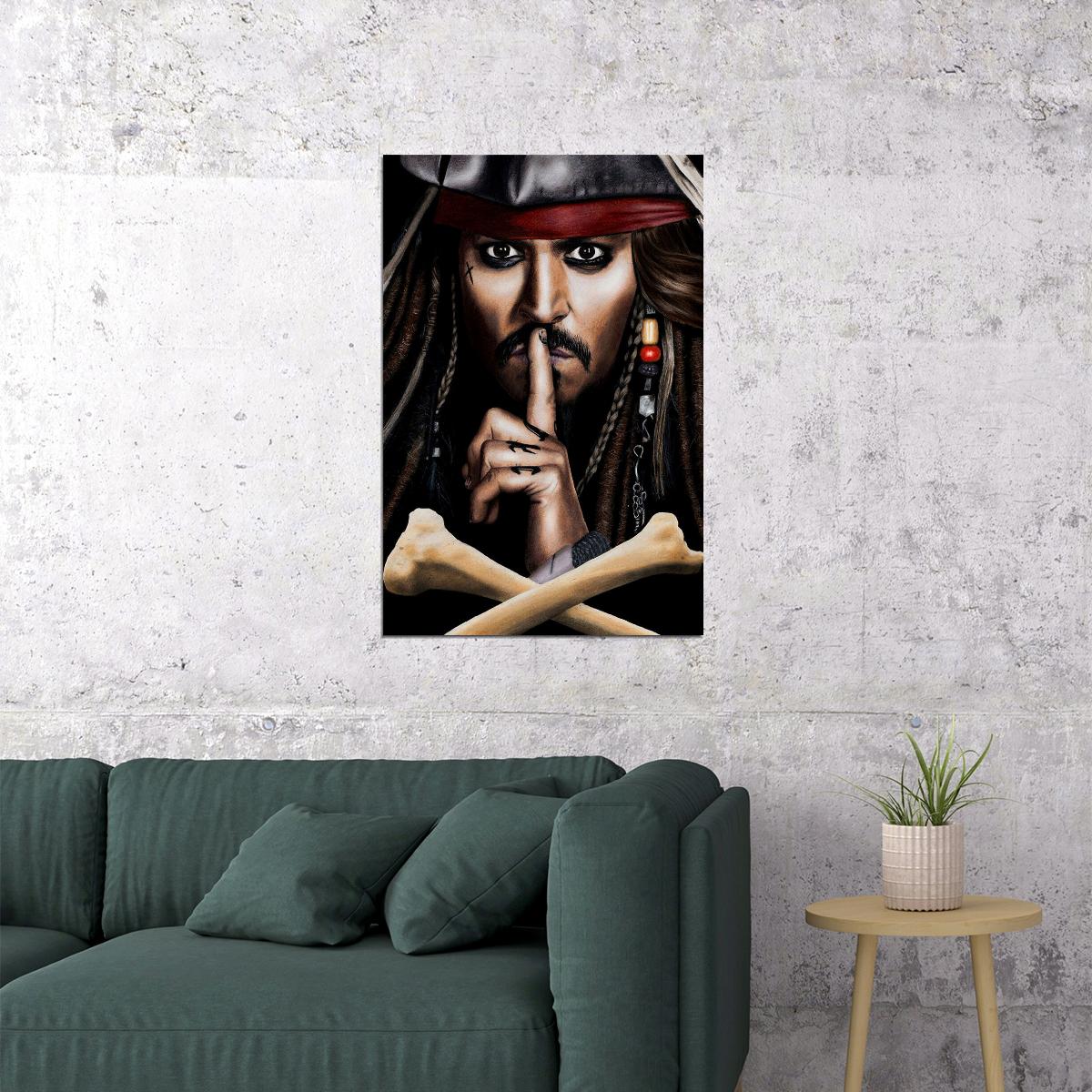 Pirates Of Carribean Dead Man's Chest Movie Poster Wall Art Print Home Wall Decor