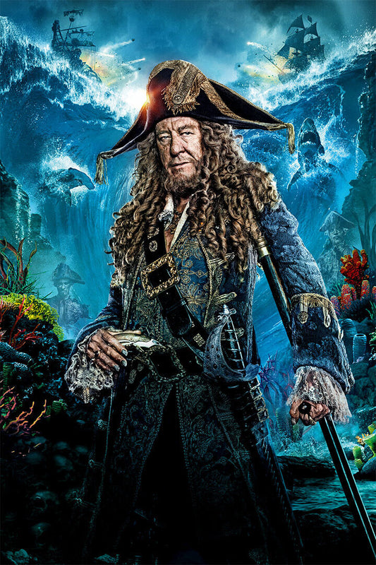Pirates Of Caribbean Movie Action Excitement Poster Wall Art Print Home Wall Decor