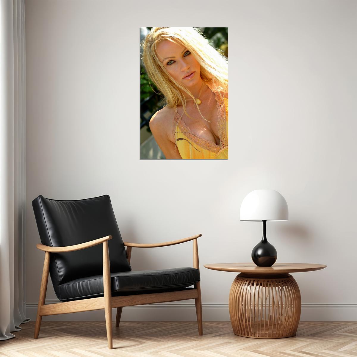 Nikki Ziering Sexy Female Model Blonde Model Poster Wall Art Print Home Wall Decor