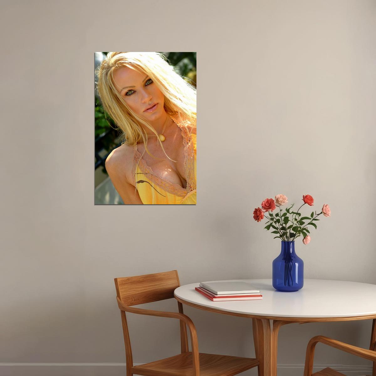 Nikki Ziering Sexy Female Model Blonde Model Poster Wall Art Print Home Wall Decor