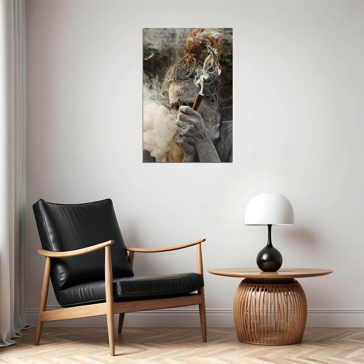 Marijuana Holy Smoke Photograph Poster Wall Art Print Home Wall Decor