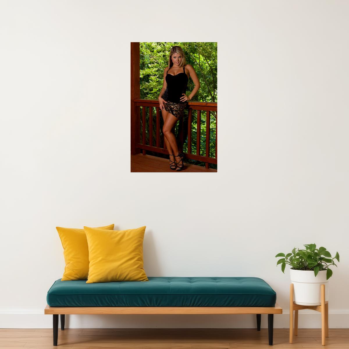 Sherri Chanel Sexy Hot Female Model Poster Wall Art Print Home Wall Decor